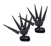 Dedos articulados, Garras | 2 uds Guantes Ajustables de Halloween Garras Cosplay,Garras del de Halloween, Dedos de Calavera usables, Mano de Garra de Hueso de Esqueleto Aterrador para Todos los Dedos