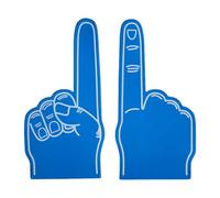 Dedos de espuma deportiva - 23 x 46 cm, dedo de espuma para fanáticos de los deportes, accesorios de animadoras, mano falsa suave para deportes, eventos, juegos, escuela, negocios, diseño que te hace