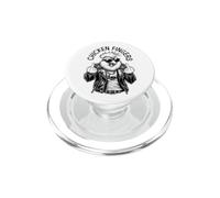 Dedos De Pollo Divertido Adulto Medio Dedo Rudo Gallo PopSockets PopGrip para MagSafe