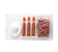 Dedos falsos falsos de uñas Flexibles ajustables reutilizables Modelo de práctica de uñas Pedros base Juego de base White, Dedos falsos de uñas