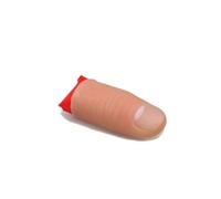 Dedos mágicos de pulgar falso - truco desaparecer punta del pulgar, cerca accesorios mágicos | Pulgar falso realista para la desaparición de la seda, espectáculo de escenario ilusionista, accesorios