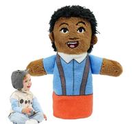 dedos títeres familiares con dedos | Figuras de peluche de personajes africanos | Ayuda para aprender la hora del cuento, juguetes interactivos, accesorio de lectura de cuentos para hill