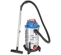 Dedra Aspirador en seco y húmedo, 1400 W, depósito de 30 l, Tubo telescópico de Metal, función de soplado, Manguera de aspiración de 1,5 m, Cable de alimentación de 3,5 m, Peso 6,7 kg, para casa