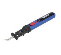 DEDRA Cortador de espuma y poliestireno DED7523, 4 V, 550 °C, inalámbrico, iluminación LED, funcionamiento con batería, indicador de carga, para uso en talleres y en el sector de hobby