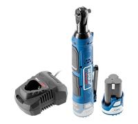 Dedra MAUS DED7310T11 - Juego de herramientas eléctricas (12 V, DED7334, 45 Nm, con cabezal compacto, batería de 2 Ah DED7320 y cargador rápido DED7302)