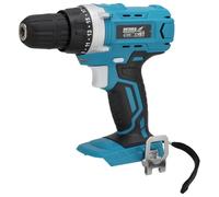 DEDRA SAS+ALL DED7040 - Taladro atornillador inalámbrico (18 V, 35 Nm, 10 mm, 2 velocidades), incluye caja sin batería ni cargador, peso ligero ergonómico 1,4 kg, luz LED