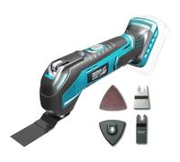 Dedra SAS + ALL DED7059 - Herramienta multifunción con batería (18 V, sin batería ni cargador, 4 accesorios, herramienta multifunción para cortar, 11.000 a 21.000 min-1)