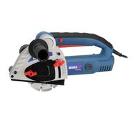DEDRA Sierra de ranura de 1500 W, disco de corte Ø 125 mm, cable de 3 m, 8500 rpm, alto rendimiento, profundidad de ranura de 8 mm a 30 mm, carcasa de plástico reforzado
