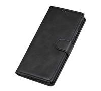 Dedux Flip Funda con Vivo Y21s / Vivo Y21 / Vivo Y33s, Premium Flip Billetera Funda de Cuero, [Ranuras para Tarjetas] [Función de Soporte] [Cierre magnético]. Negro