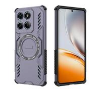 Dedux Funda para Motorola Edge 60 Fusion/Edge 60 5G, Carcasa Anillo Magnético, Armadura Militar Dura para PC y TPU Doble Capa Case. Morado