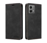 Dedux Funda para Motorola Moto G84 5G, Cuero Premium Flip Folio Carcasa Case con Tarjetero Fundas Tapa Libro Magnético con Bloqueo RFID Proteccionpara. Negro
