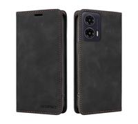 Dedux Funda para Motorola Moto G85 5G, Cuero Premium Flip Folio Carcasa Case con Tarjetero Fundas Tapa Libro Magnético con Bloqueo RFID Proteccionpara. Negro