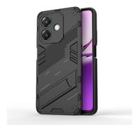 Dedux Funda para OPPO A40 4G / A40m / A60 5G, Carcasa Funda Armadura Militar TPU de Silicona Dura para Pc con Soporte. Negro