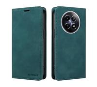 Dedux Funda para Realme 12 5G / Realme 12x 5G, Cuero Premium Flip Folio Carcasa Case con Tarjetero Fundas Tapa Libro Magnético con Bloqueo RFID Proteccionpara. Azul