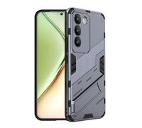 Dedux Funda para Vivo V40 SE 5G, Carcasa Funda Armadura Militar TPU de Silicona Dura para Pc con Soporte. Gris