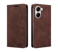 Dedux Funda para Xiaomi Poco X7 Pro 5G, Cuero Premium Flip Folio Carcasa Case con Tarjetero Fundas Tapa Libro Magnético con Bloqueo RFID Proteccionpara. Marron Oscuro