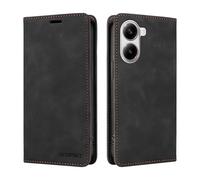 Dedux Funda para Xiaomi Poco X7 Pro 5G, Cuero Premium Flip Folio Carcasa Case con Tarjetero Fundas Tapa Libro Magnético con Bloqueo RFID Proteccionpara. Negro