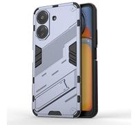 Dedux Funda para Xiaomi Redmi 13C, Carcasa Funda Armadura Militar TPU de Silicona Dura para Pc con Soporte. Gris