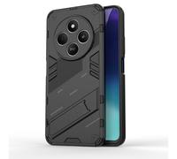 Dedux Funda para Xiaomi Redmi 14C, Carcasa Funda Armadura Militar TPU de Silicona Dura para Pc con Soporte. Negro