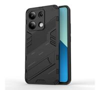 Dedux Funda para Xiaomi Redmi Note 13 4G, Carcasa Funda Armadura Militar TPU de Silicona Dura para Pc con Soporte. Negro