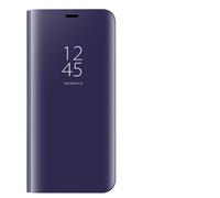 Dedux Funda Samsung Galaxy Note 10 Lite - Modelo Inteligente Fecha/Hora Ver Espejo Brillante tirón del Caso Duro con para el Samsung Galaxy Note 10 Lite,Azul Púrpura