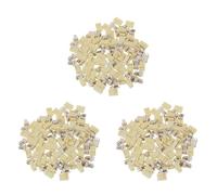 Deechate 150 piezas KF2510-3P 2.54 mm PCB Header 3-Pin Connector Crimp Terminal Housing