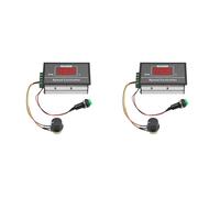 Deechate 2 controladores de velocidad de motor CC 6-60 V 12 V-48 V 30 A PWM reguladores reguladores reguladores de velocidad del motor