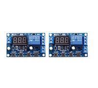 Deechate 2 interruptores de control de cargador de batería CC 6-40 V, placa de protección sobretensión, control de desconexión de corte automático