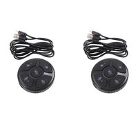 Deechate 2 micrófonos de conferencias USB de escritorio con altavoz omnidireccional de 360° para PC, condensador, función de silencio para portátil