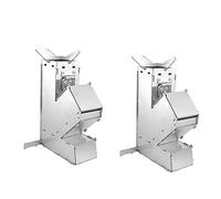 Deechate 2X Estufa de Camping Estufa de Cohete de Leña Plegable Ligera Mochilero para Picnic Al Aire Libre BBQ Campamento Senderismo