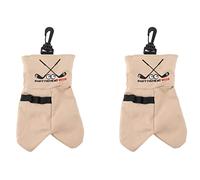 Deechate 2X Soporte para Bolsa de Almacenamiento de Pelotas de Golf Este Divertido Regalo de Golf Seguramente Hará ReíR Almacene Accesorios de Golf Marrón