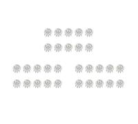 Deechate 30 amplificadores de tubo de vacío de cerámica B9A PCB de 9 pines para 12AX7 12AU7 12AT7 12AT7 ECC81 ECC82 ECC83 chapado en plata