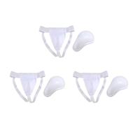 Deechate 3X Protector de Coquilla Hombre, Boxeo Kickboxing Muay Coquilla, Ventilado Ajustable, Entrenamiento de Lucha Karate M