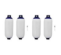 Deechate 4 Piezas Guardabarros Inflable para Barcos, Guardabarros PVC con para Barcos,Guardabarros para, para, Protección UV, Parachoques Acanalado, Accesorios para Barcos