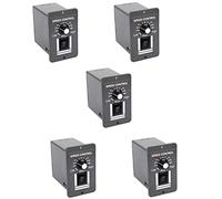 Deechate 5 controladores de velocidad del motor PWM CC 12 V 24 V 36 V 48 V 10 A PWM interruptor reversible control de rotación hacia adelante parada