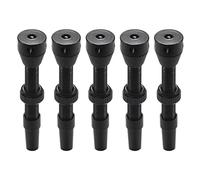 Deechate 5 Par de VáLvulas de Aire Sin CáMara de 44 mm para Bicicleta de Carretera Y VáStago de VáLvula Sin CáMara