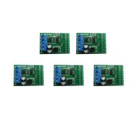 Deechate 5X 8Ch Interruptor digital de entrada/salida TTL LvTTL CMOS RS485 IO Módulo de control Modbus Rtu placa para relé PLC, (sin pin)