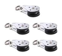 Deechate 5X Polea de Rodamiento de 300 Kg, Rueda Silenciosa de ElevacióN, Rueda de Polea de Servicio Pesado con Ranura en U para Gimnasio, MáQuina de Cable para Equipos de Entrenamiento