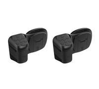 Deechate Juego de 2 estabilizadores de mano con Bluetooth para teléfono, para vlog, selfie, luz de relleno, accesorios de fotografía, color negro