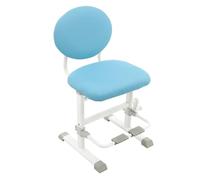 DeeDuud Silla infantil ergonómica de altura ajustable de 44 a 54 cm, silla de escritorio para habitación infantil, para estudiar y hacer deberes (azul)
