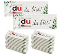 deegbbyi 24 Piezas Fundas de Fieltro para Chocolate, "Me Alegra que Estés Aquí", Envoltorio de Fieltro para Chocolate, Regalos para Bodas, Graduaciones y Cumpleaños(Sin Chocolatina)