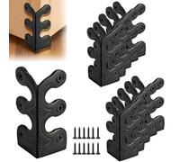 deegbbyi Protectores de Esquinas de Libros, Cantoneras, Protector de Metal para Esquinas de Libro, Protezione de Esquina de Metal Retro, Protector de Cantos, para Armarios de Cajas,Mesas,Muebles