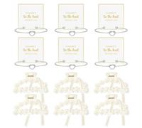 DEEKA 12 piezas de regalos de propuesta de dama de honor, pinzas de pelo de perlas y pulsera de nudo de dama de honor, despedida de soltera, regalos de boda, regalos de fiesta nupcial, accesorios para