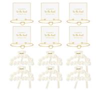 DEEKA 12 piezas de regalos de propuesta de dama de honor, pinzas de pelo de perlas y pulsera de nudo de dama de honor, despedida de soltera, regalos de boda, regalos de fiesta nupcial, accesorios para