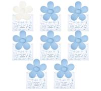 DEEKA Regalos de despedida de soltera, regalos de propuesta de dama de honor, paquete de 8 pinzas para el pelo con tarjeta floral, pinzas grandes para el pelo, regalo de fiesta nupcial para damas de