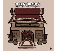 Deen Shops Coloring Book: Hand-Drawn Islamic Coloring Book for Muslim Women & Teens | Modern Deen-Inspired Shop & Business Scenes | Mindful, Modest, Aesthetic Coloring Book