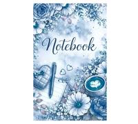 Deep Blue Floral Notebook: Lined Journal for Writing, Notes & Daily Planning: Elegant dark blue flower notebook with lined pages