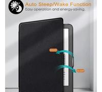 (Deep Blue) Slimshell Case for 7" Kindle Paperwhite (12th generation) 2024 Premium PU Cover