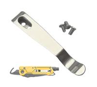 Deep Carry Pocket Clip, Heavy Duty Belt Attachment, 2.4x0.47x0.35 Inches Tool Holster Clip Replacement, Ideal for Running, Hiking, Fishing, Climbing, Backpacking, Walking