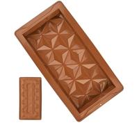 Deep Chocolate Bar Moulds - 2 paquetes de silicona chocolate Mould | Heat Resistant Dubais Chocolate Bar Mould Deep, Deep Chocolate Bar Mold, Candy Bar Molds For Postre And Candy Making